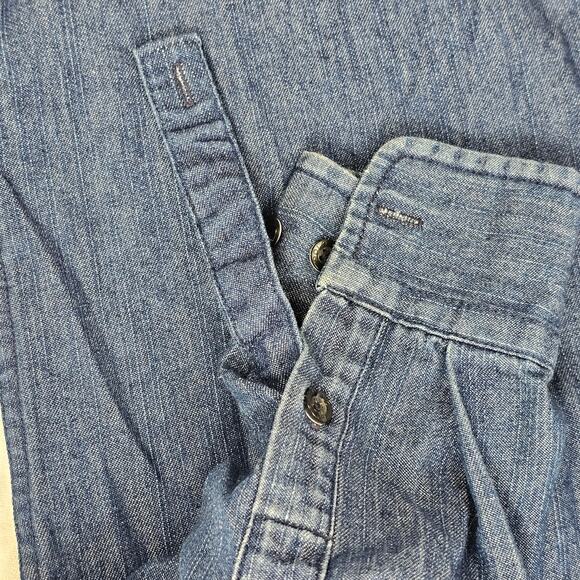 Polo Ralph Lauren denim men's shirt preppy traditional casual dark Medium - Picture 7 of 9